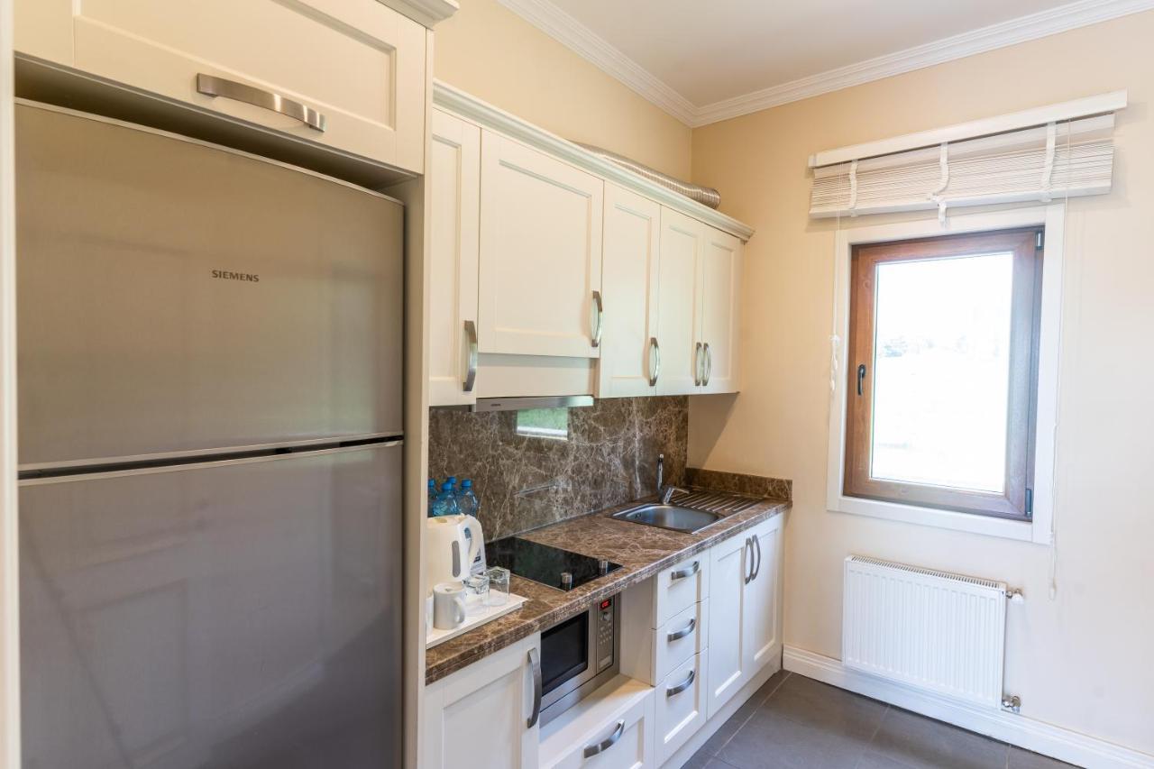 Qafqaz Riverside Hotel Gabala Buitenkant foto A kitchen in a private house