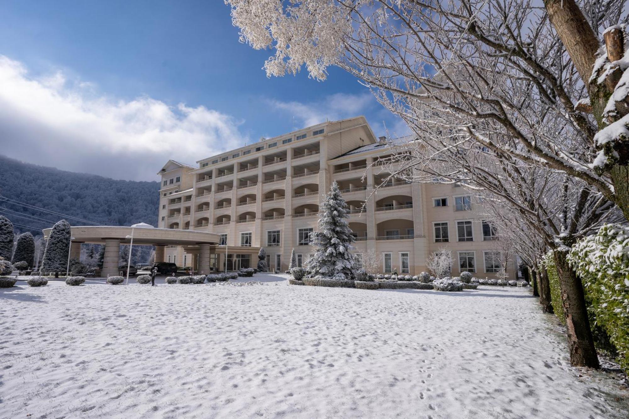 Qafqaz Riverside Hotel Gabala Buitenkant foto